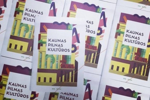 Kaunas pilnas kultūros skrajutės